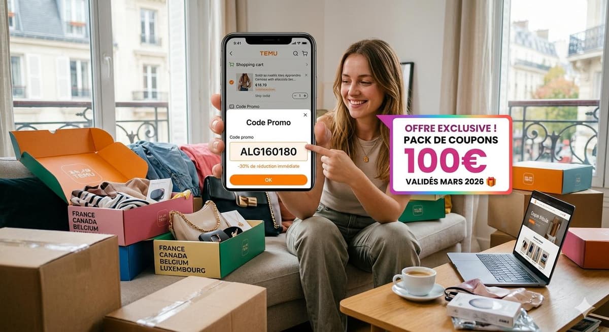 Code Promo Temu 2026 : Comment économiser un maximum sur votre commande ? 🛍️