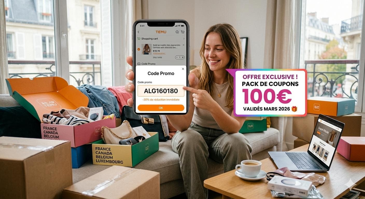 Code Promo Temu 2026 : Comment économiser un maximum sur votre commande ? 🛍️
